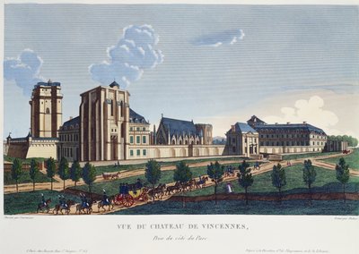 View of the Chateau de Vincennes by Pierre after Courvoisier